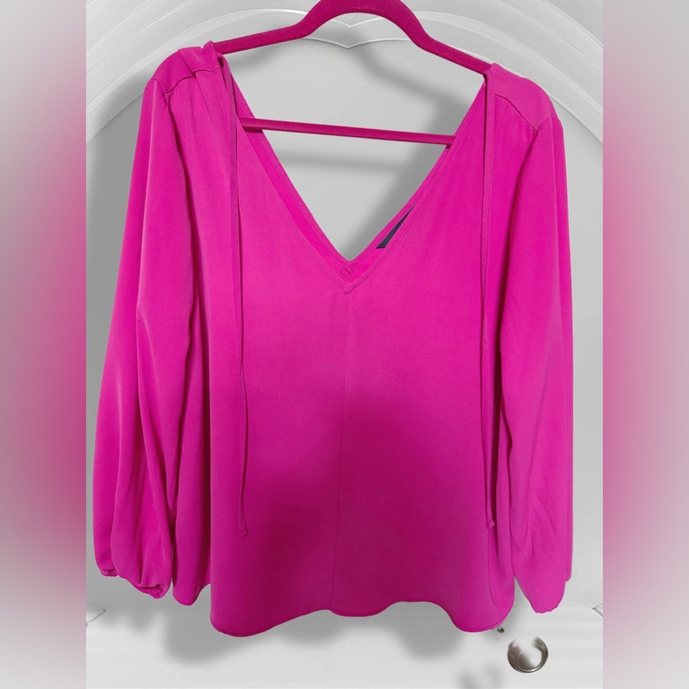 RACHEL Rachel Roy Fuchsia Blouse